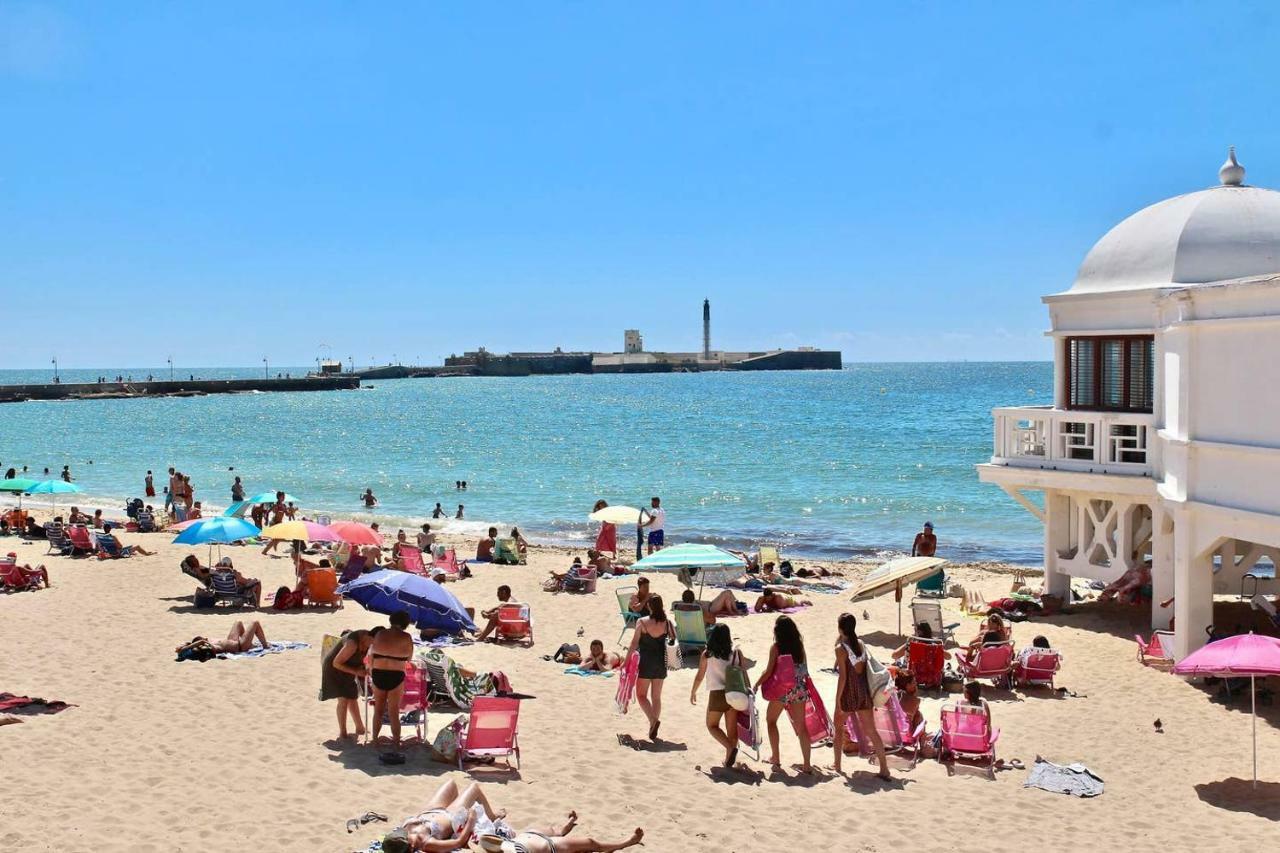 Apartamento Patio Junto A La Playa Cadiz Ngoại thất bức ảnh